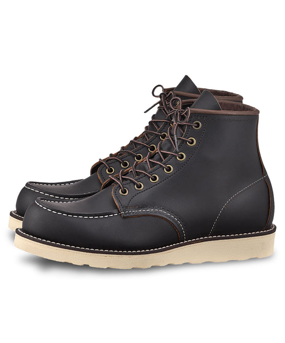 red wing boots moc toe black