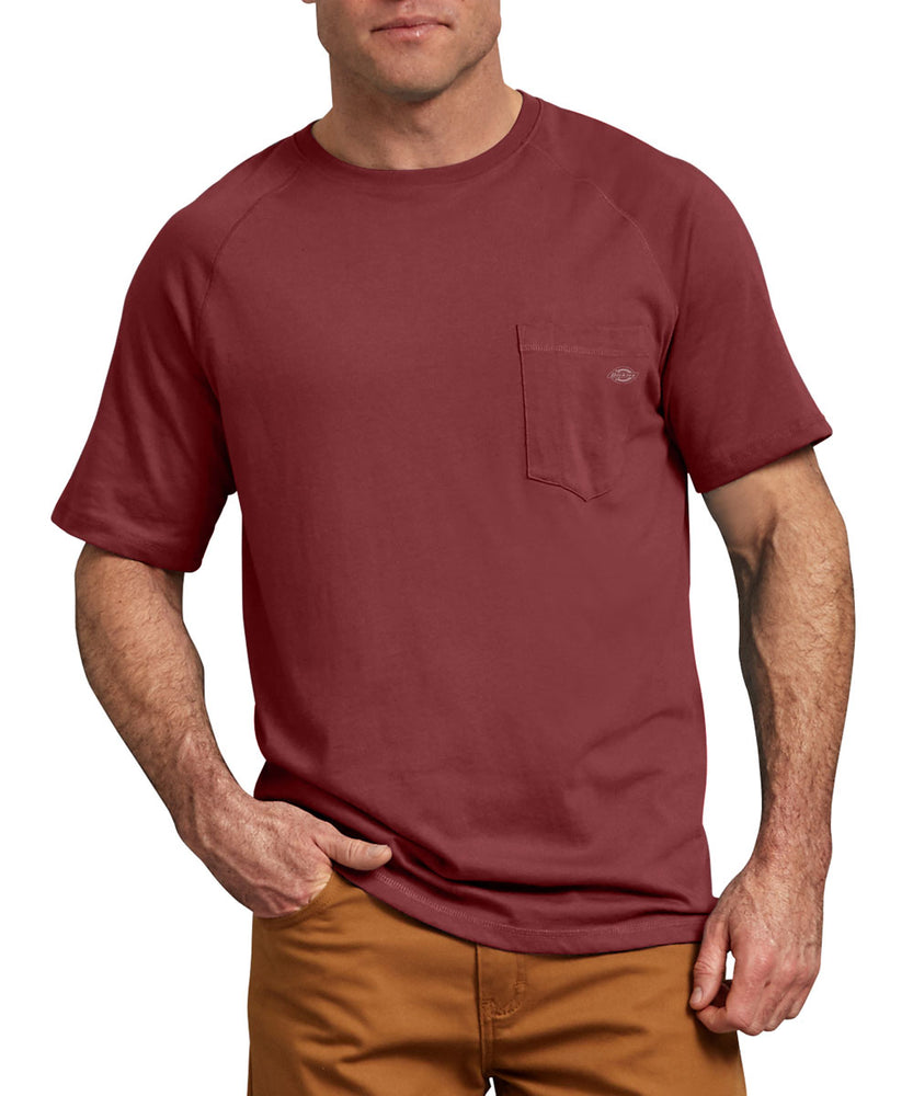 Dickies Cooling Temp-iQ Short Sleeve T-Shirt - Cane Red — Dave's New York