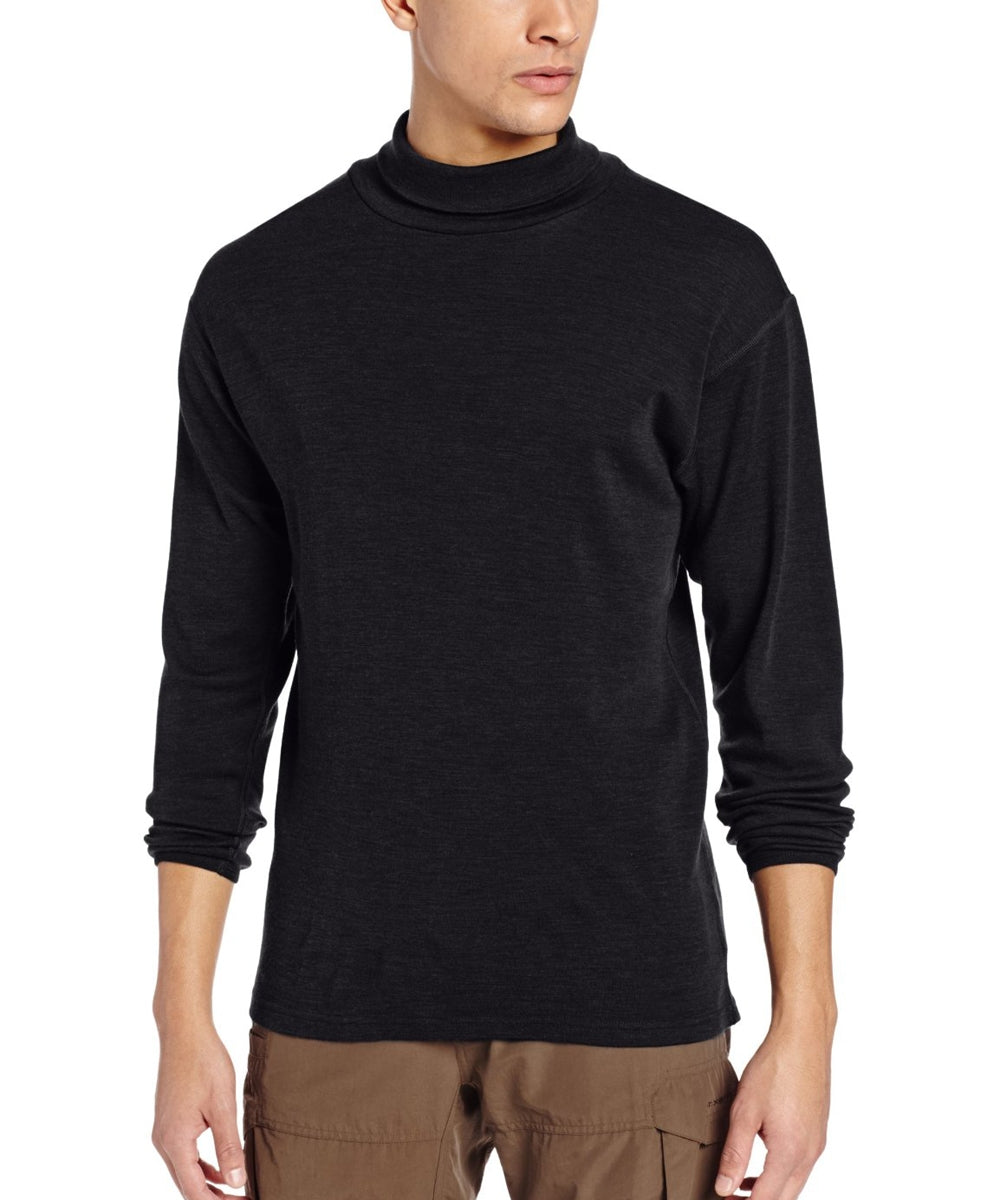 black turtleneck shirt