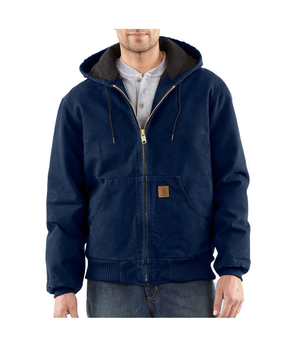 Carhartt Quilt-Flannel Lined Sandstone Active Jac - Midnight — Dave's ...