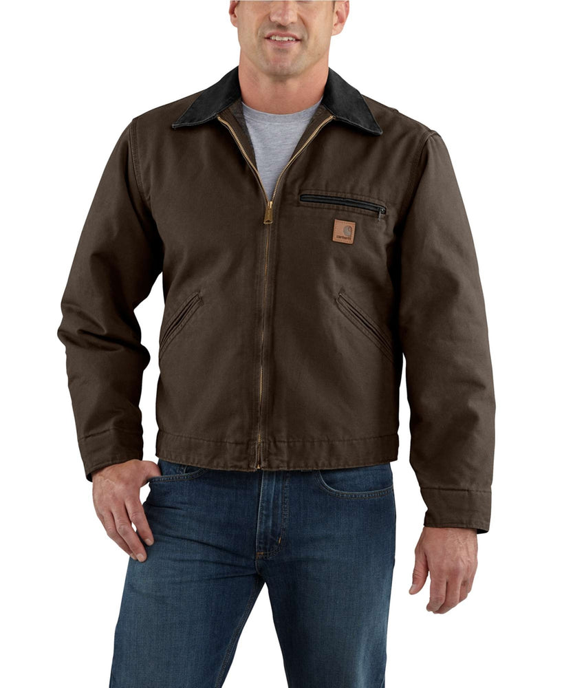 Carhartt Sandstone Detroit Jacket (model J97) – Dark Brown — Dave's New ...