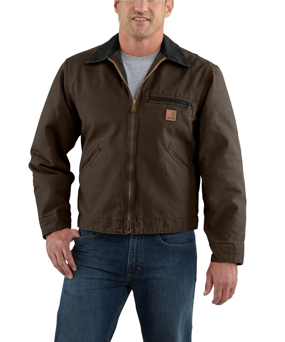 Carhartt Sandstone Detroit Jacket (model J97) – Dark Brown — Dave's New
