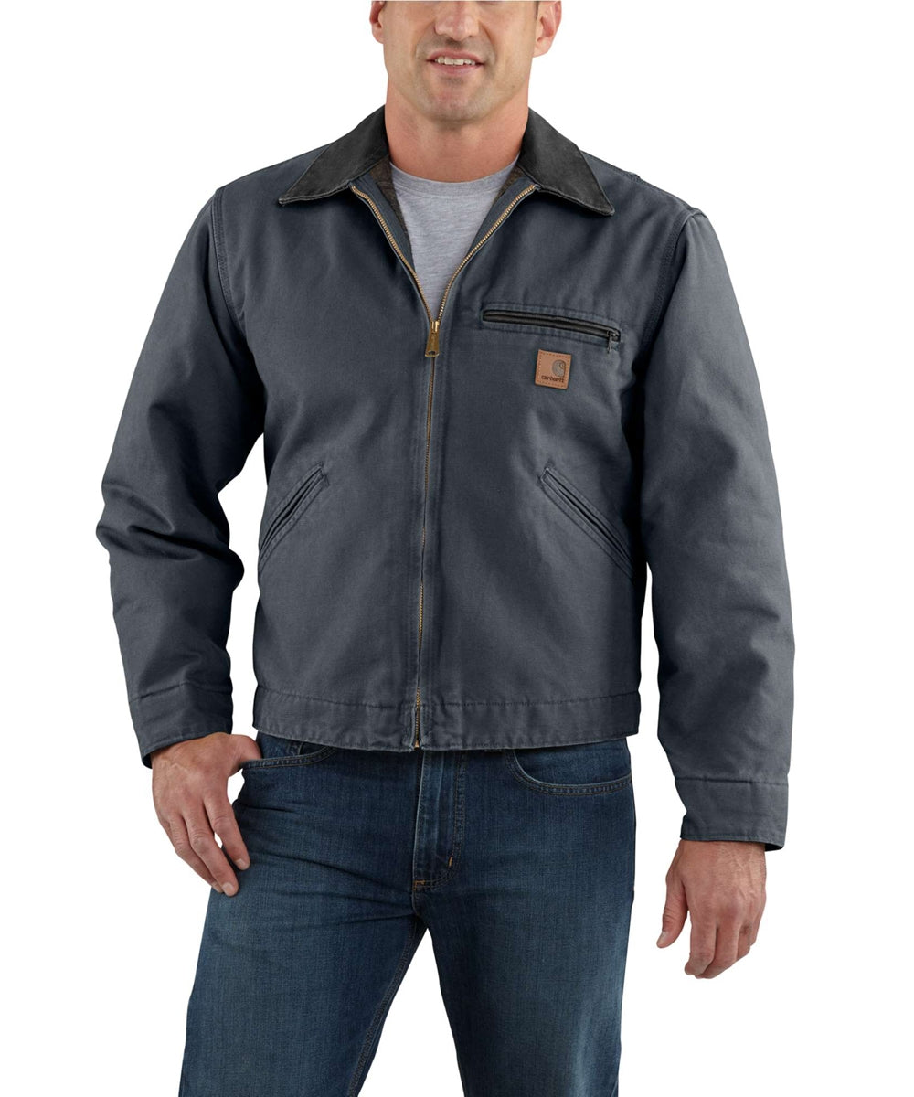 Carhartt Sandstone Detroit Jacket (model J97) – Gravel — Dave's New York