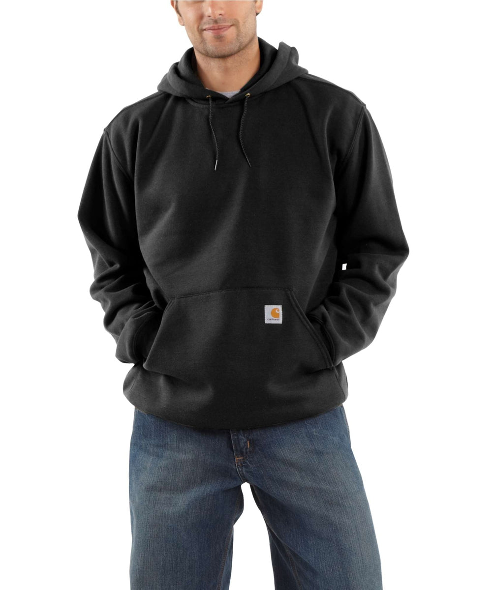 Aangepaste Ontleden Faculteit Carhartt Men's Midweight Pullover Hooded Sweatshirt - Black — Dave's New  York