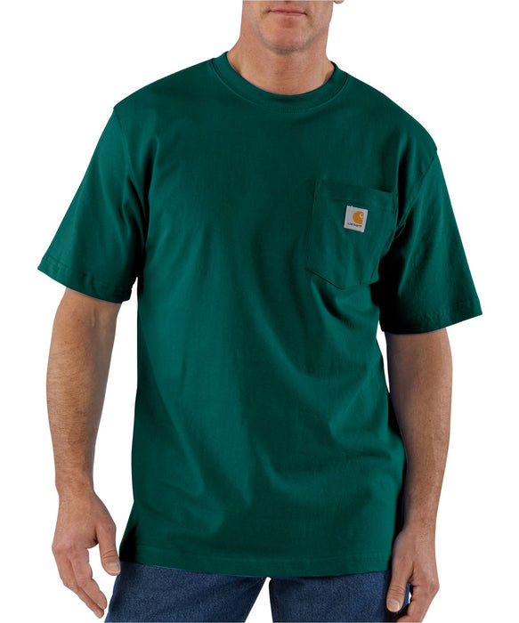 Carhartt K87 Workwear Pocket T-Shirt - Hunter Green — Dave's New York