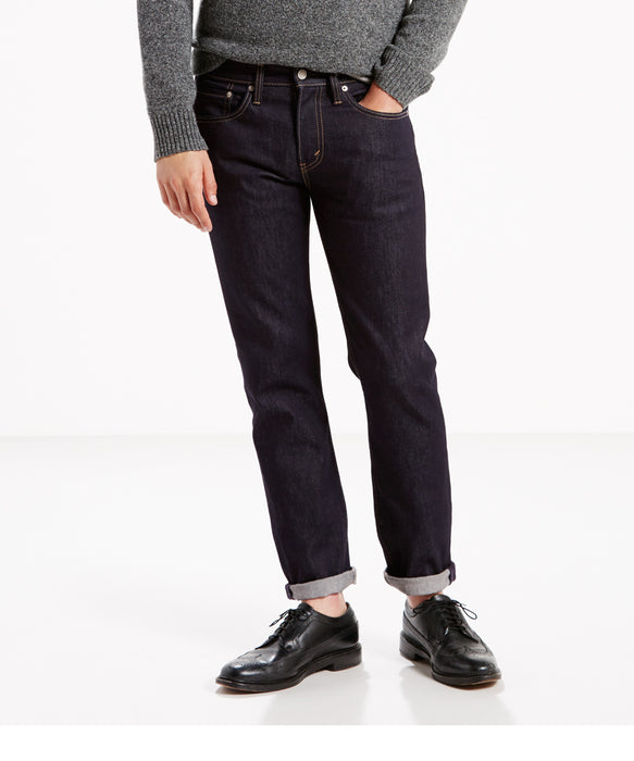 levi's men's 511 dark blue slim fit jeans