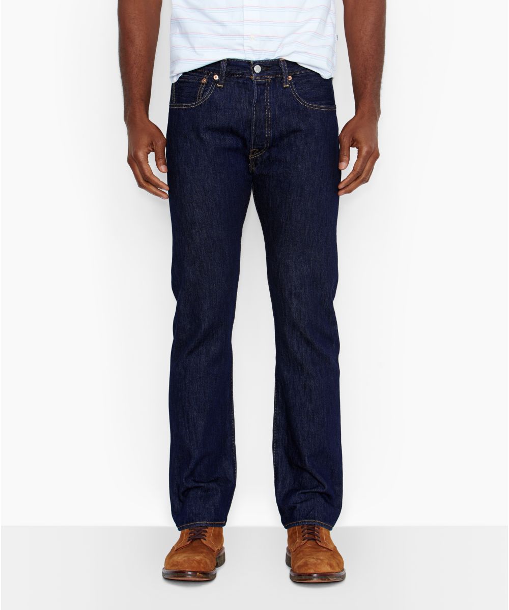 Levi's Men's 501 Original Fit Jeans - Rinsed | Dave's New York