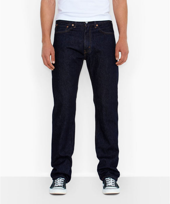 Levi's Men's 505 Regular Fit Jeans - Rinsed — Dave's New York