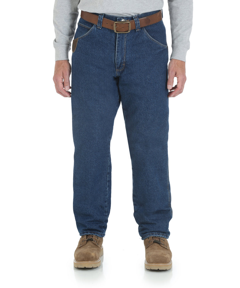 Wrangler Riggs Quilt-Lined Five Pocket Jeans - Antique Indigo — Dave's ...