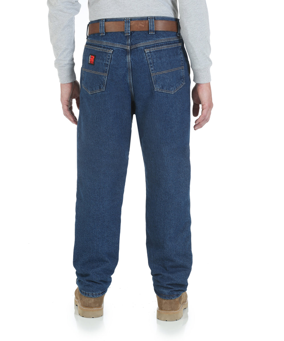 Wrangler Riggs Quilt-Lined Five Pocket Jeans - Antique Indigo — Dave's ...