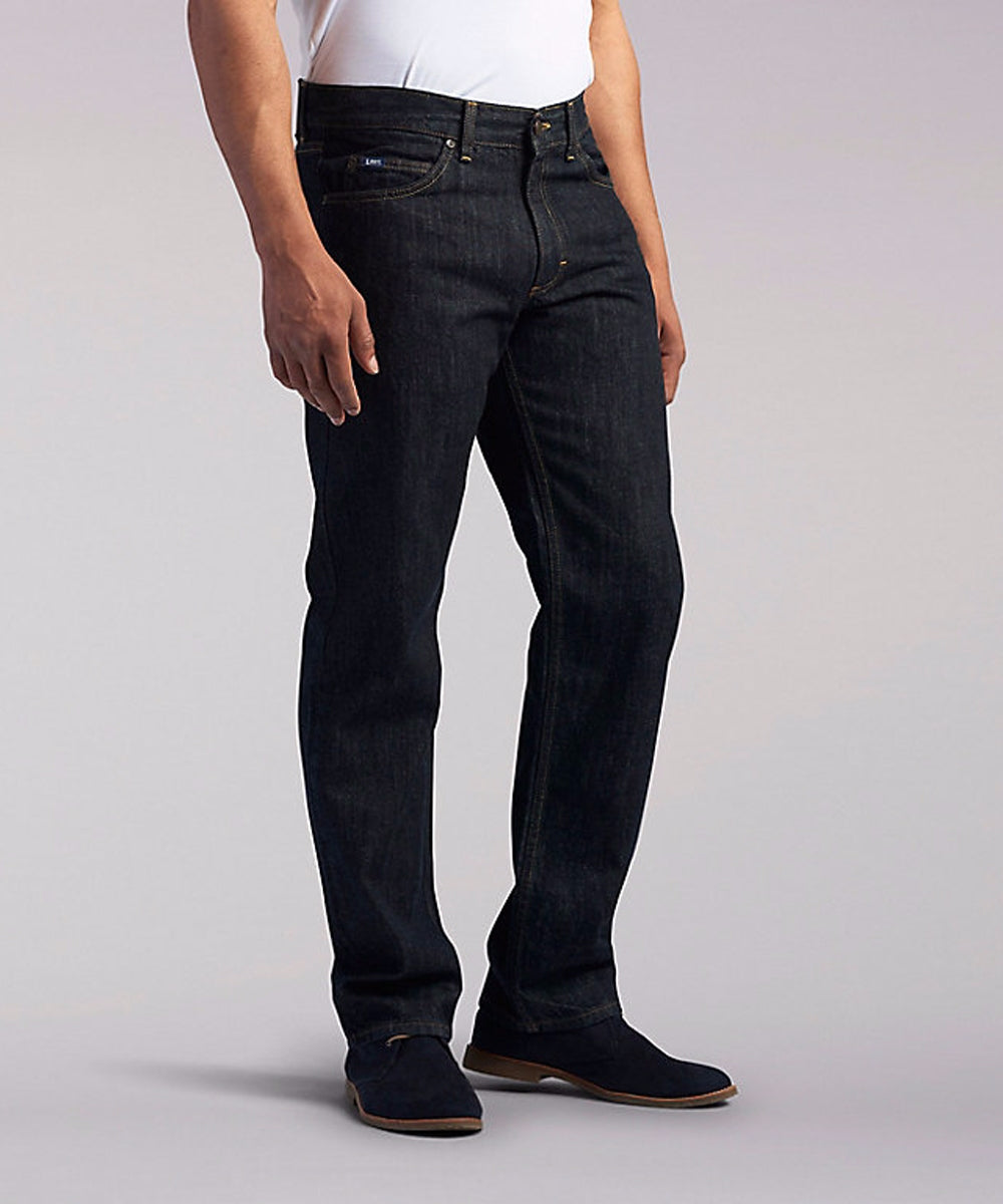 lee straight fit straight leg jeans