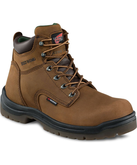 Red Wing Shoes Men’s 6-inch Waterproof Work Boots (435) - Hazelnut Tramper  Leather