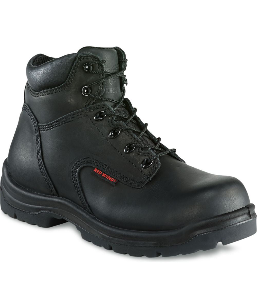 red wing boots steel toe black