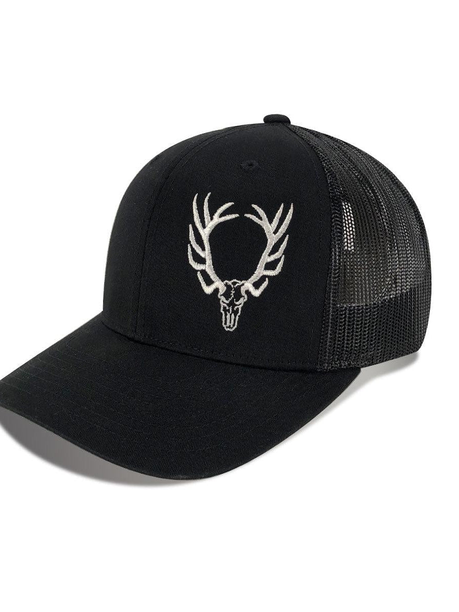 Elk Tipping Team Leather Patch Trucker Hat at RakAdx