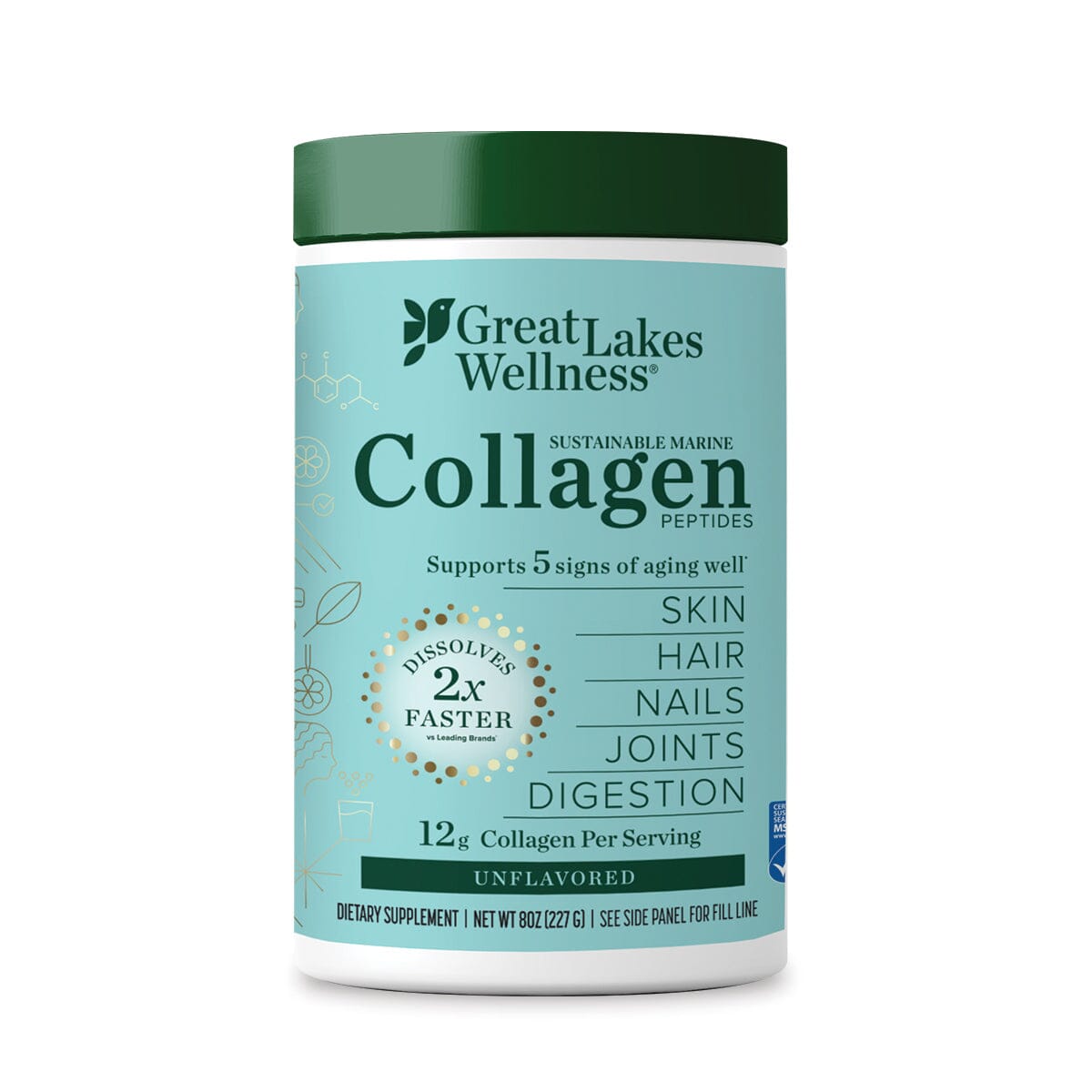 Sustainable Marine Collagen Peptides - Great Lakes Wellness product image