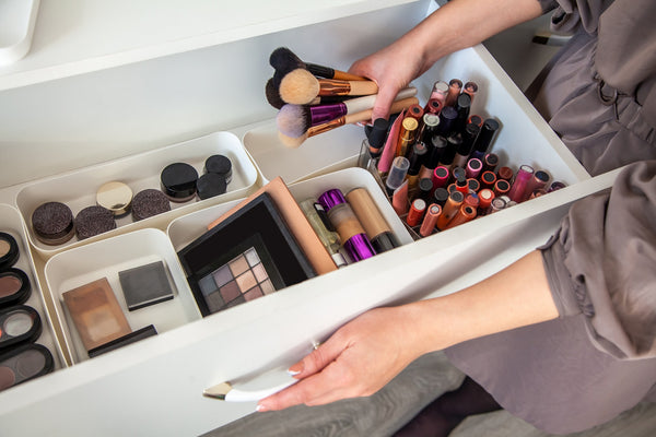 Organized Makeup Drawer