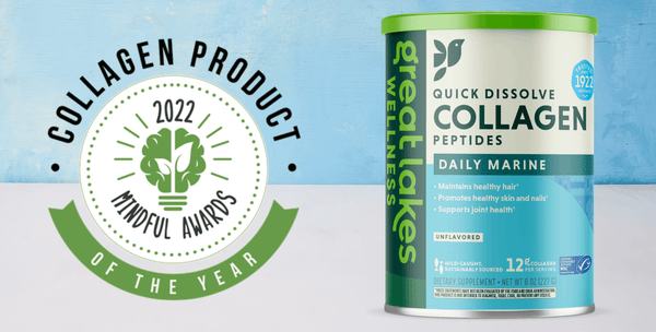 Great Lakes Wellness 2022 Mindful Awards Collagen Product of the Year 