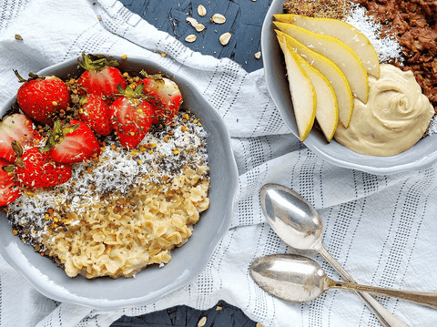 Sprouted Oats Power Bowl with Great Lakes Wellness Collagen