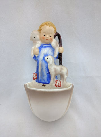 hummel figurine boy with lamb