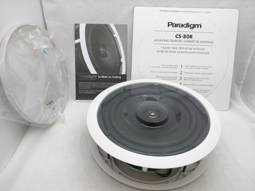 Cs 80r Paradigm V2 8 Pair In Ceiling Wall Speakers Round 2 Way