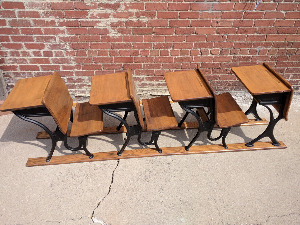 Antique School Desks Row 4 Elementary Desk Chair As Co 5 Vintage