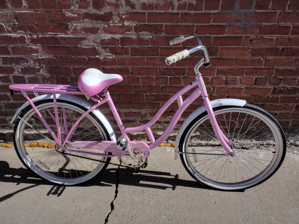 pink schwinn bike