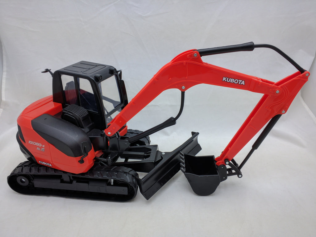 orange excavator toy