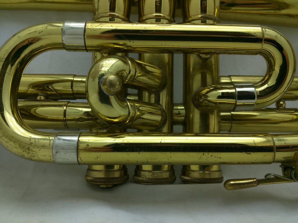 olds ambassador cornet horn silver