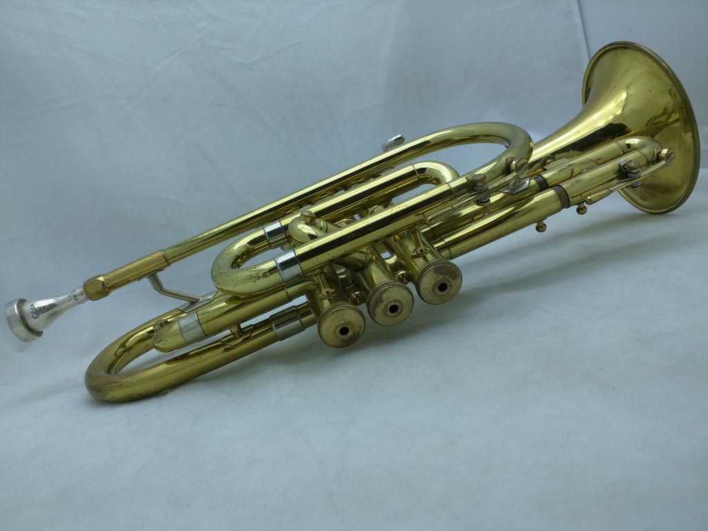 olds ambassador cornet silver horn