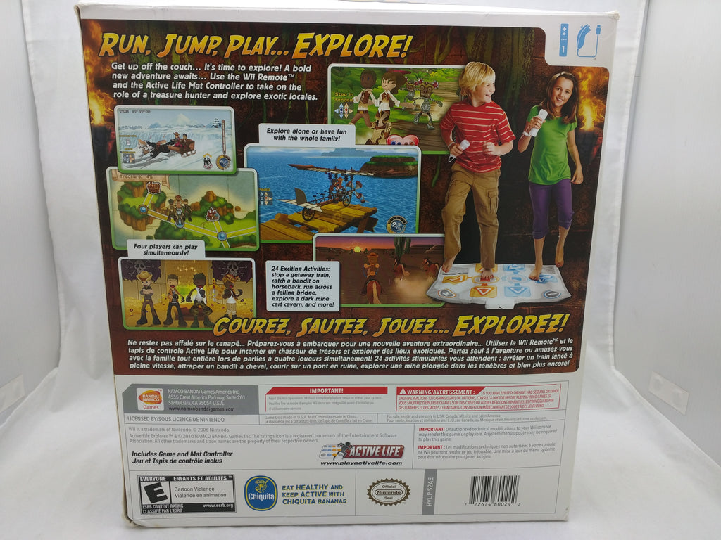 Active Life Explorer Mat Controller Bundle Nintendo Wii New