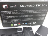 2 Tick Box Tickbox Android Internet TV 64 Bit 4 Core CPU Streaming 4K Remote Ott