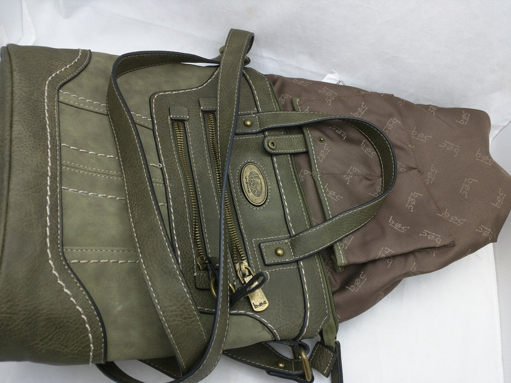 BOC Olive Green Purse Born Concept Handbag 100622 Crossbody Bag Zipper – Pocatello Market