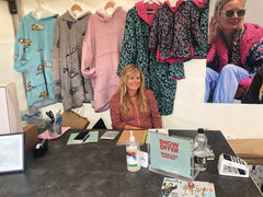 Lisa on the Slouchy stand at CarFest North 2021