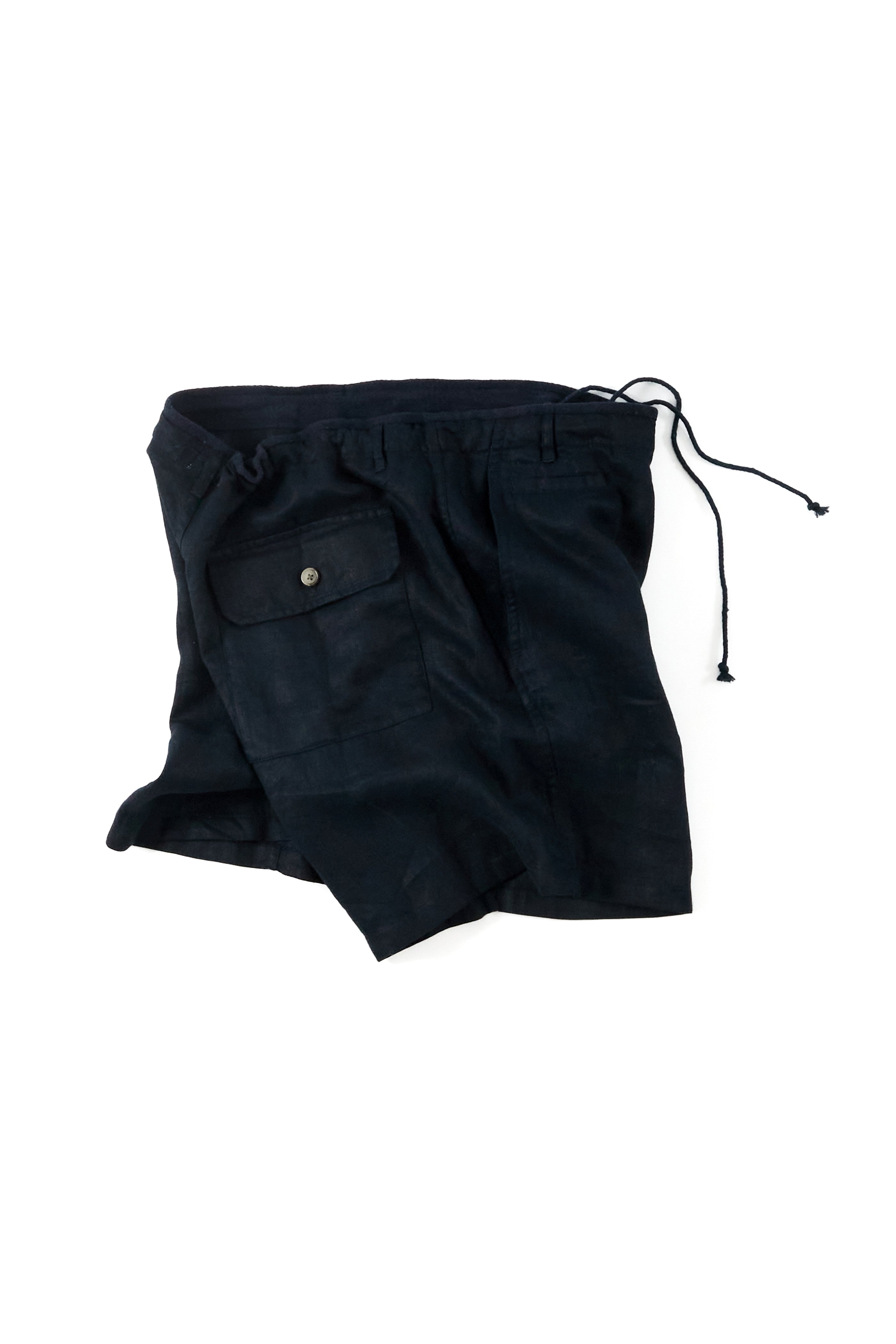 TREK SHORT - BLACK NYLON TASLAN – 18 East