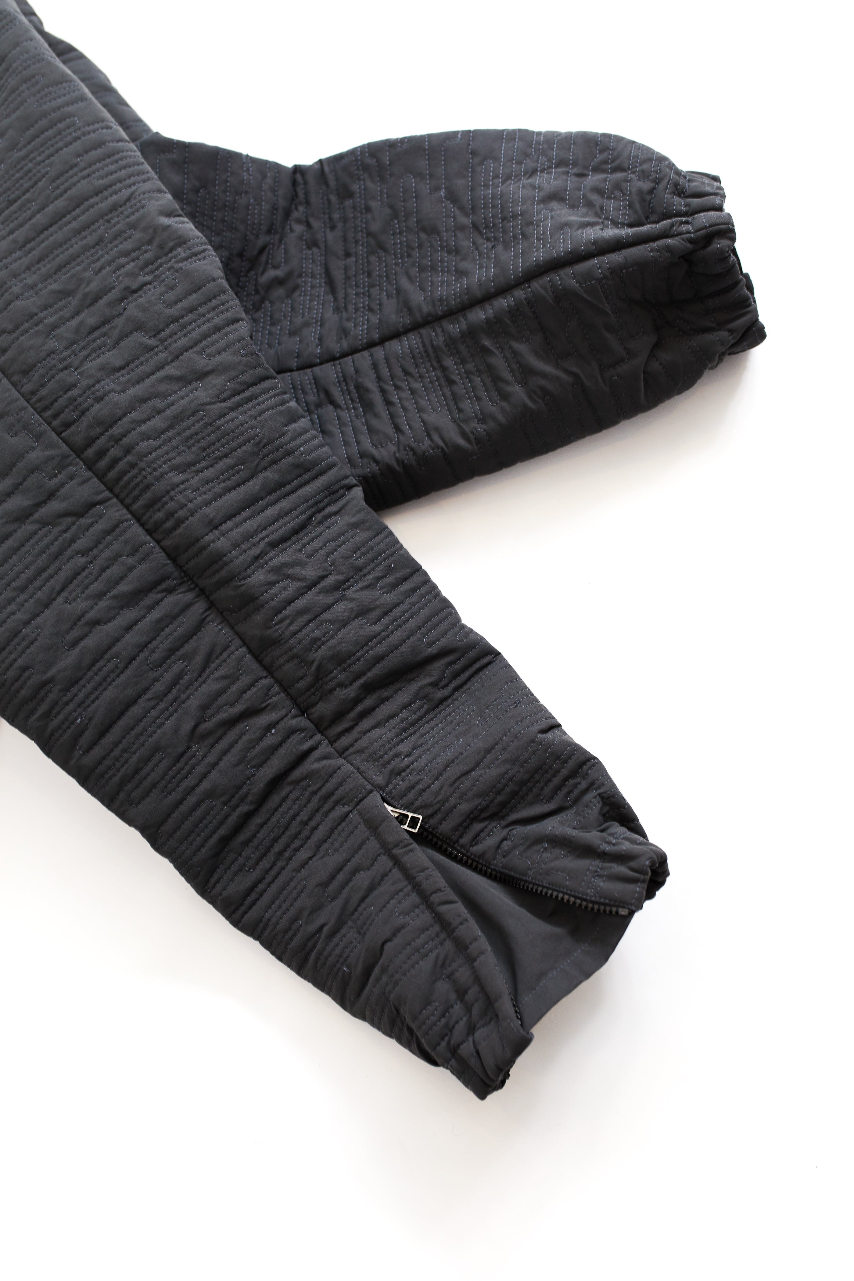 Zizzi QUILTED THERMAL - Trousers - black 