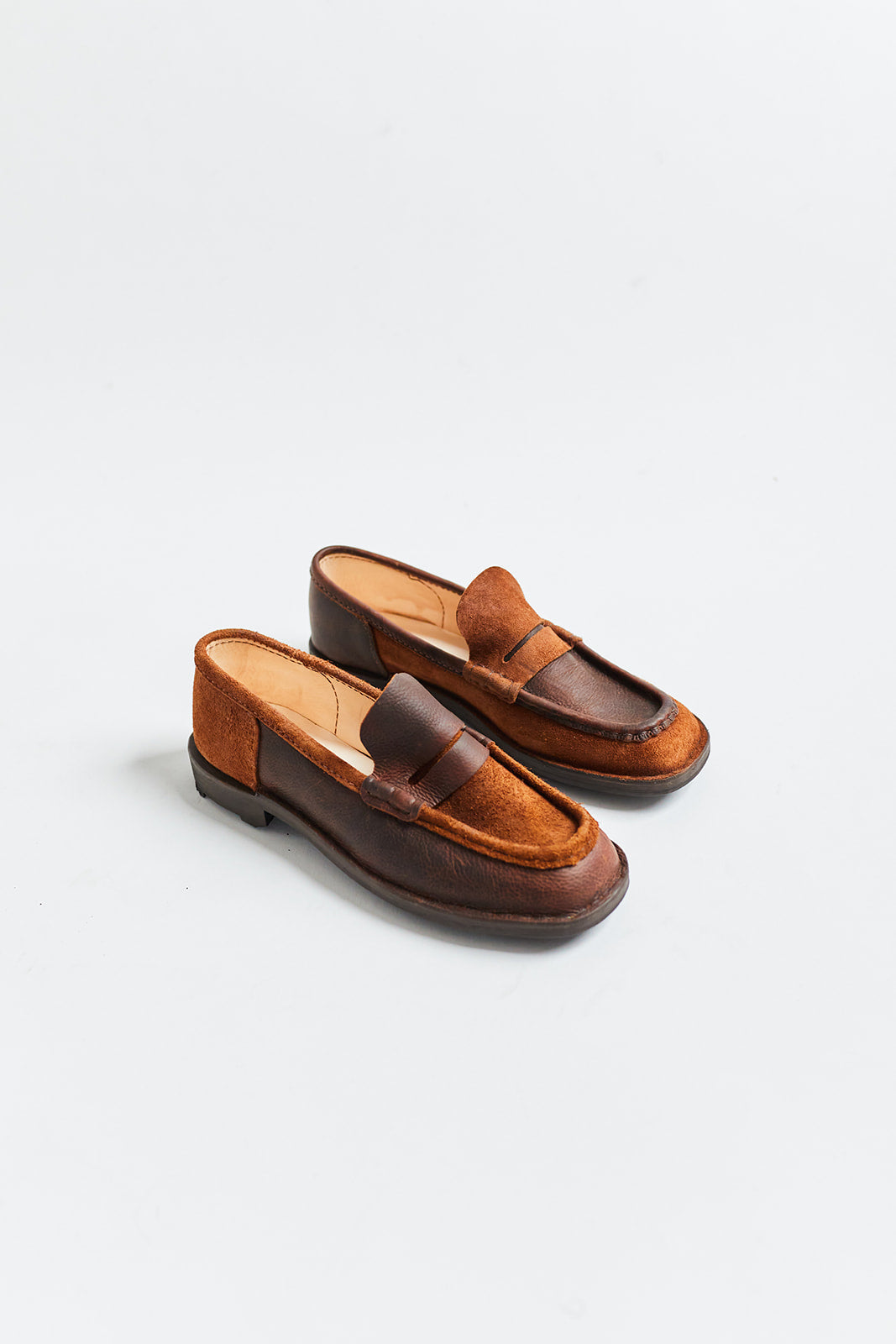 AE MCATEER PENNY LOAFER - BROWN PULL UP 