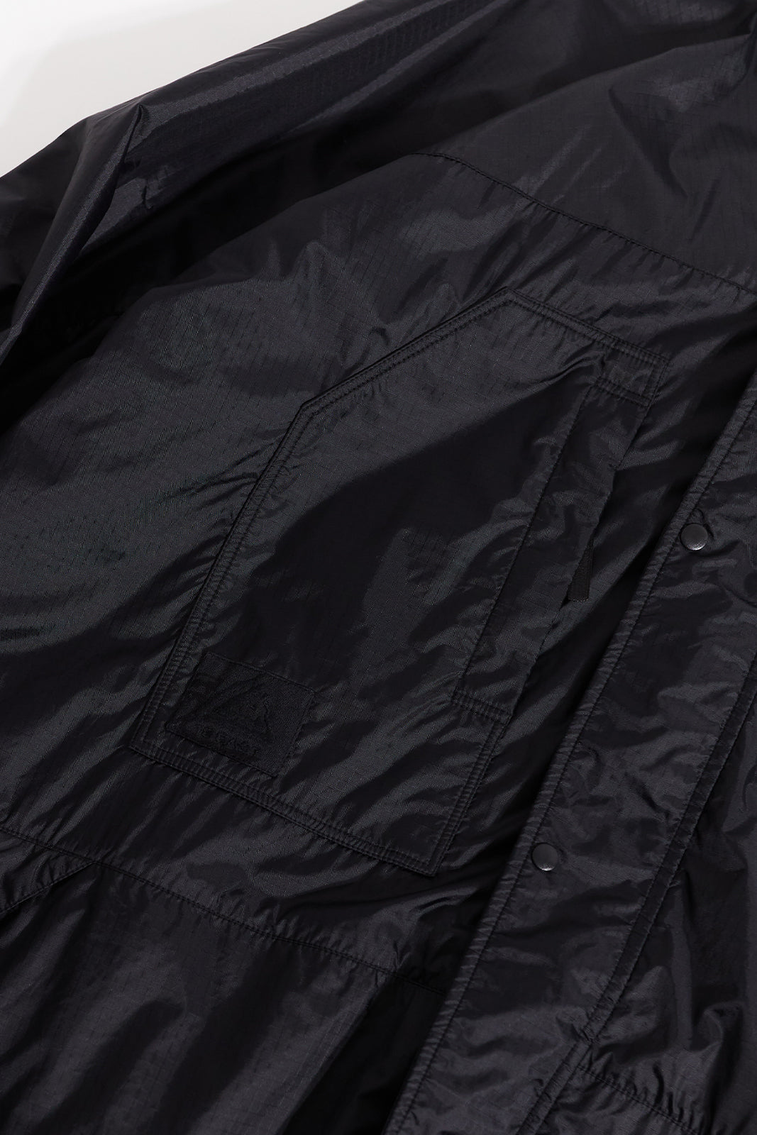 MARRIOR REVERSE COACH'S JACKET - BLACK ATHLETIC MESH / ARMY NYLON