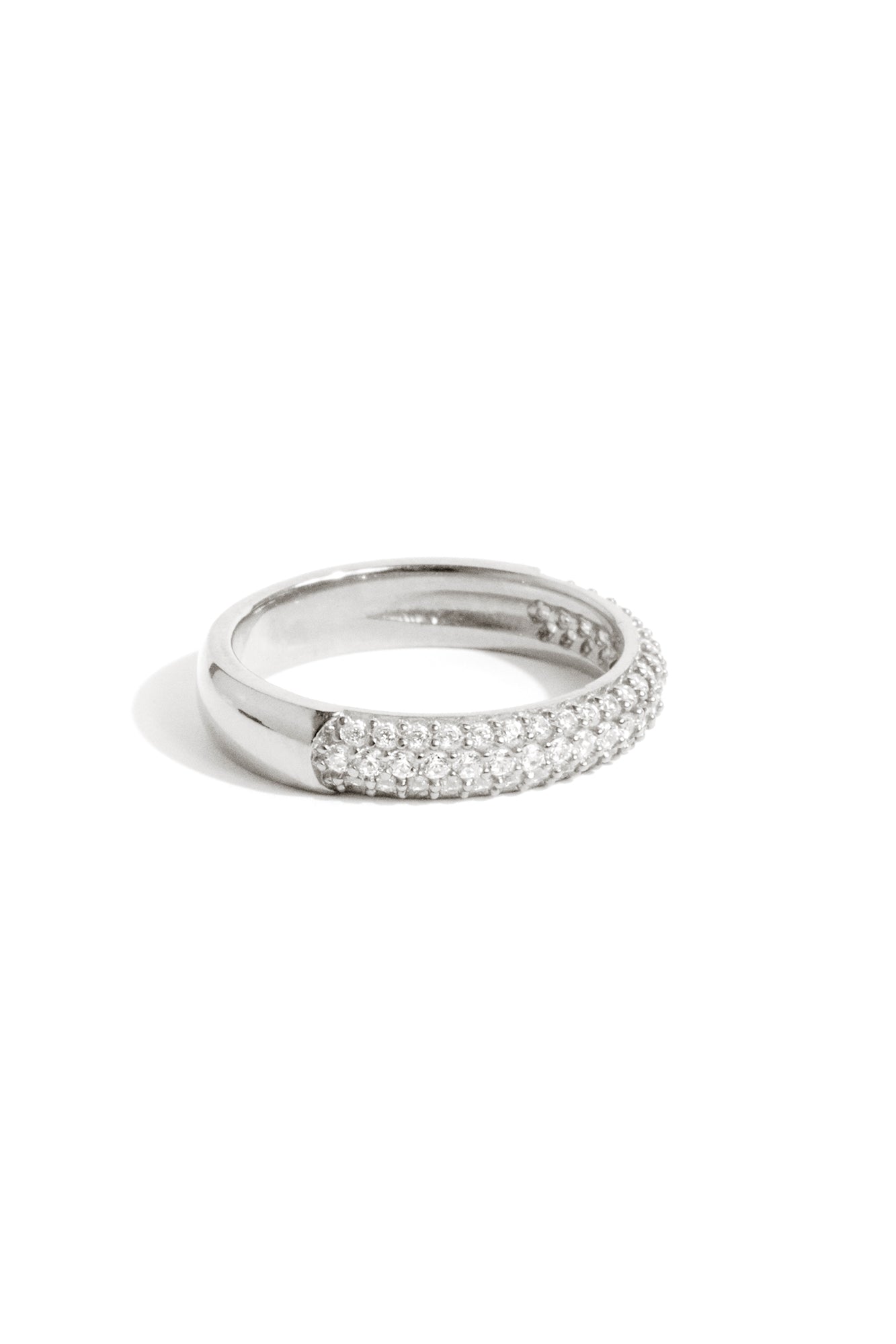 Pavé Ring in Silver – Le Manoir®