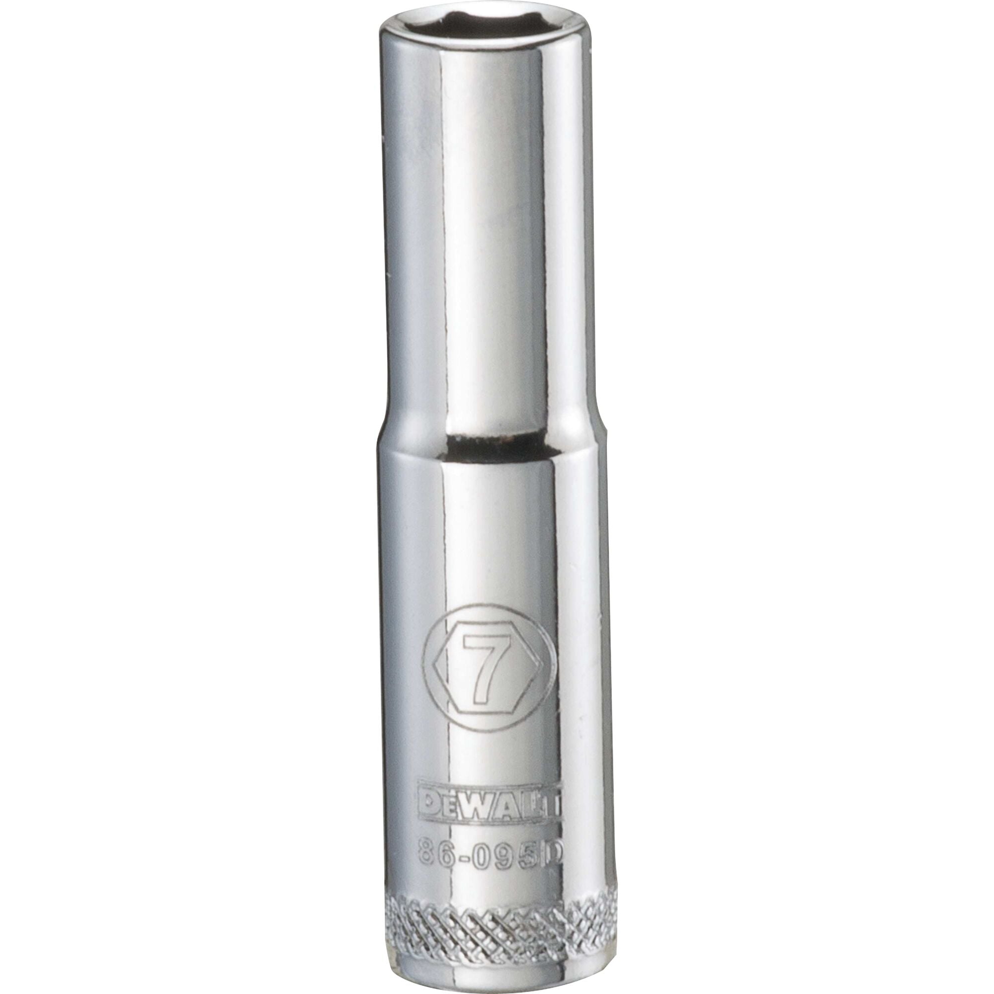 DeWalt DWMT86095OSP Mechanics 6 Point 1/4" Drive Deep Socket 7 MM