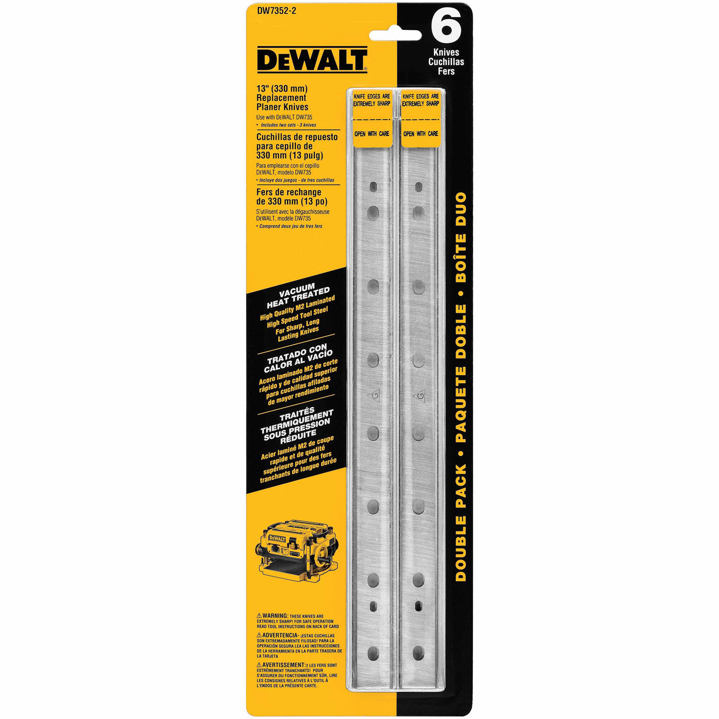 DeWalt DW7352-2 2 Sets - Replacement Blades For DW735