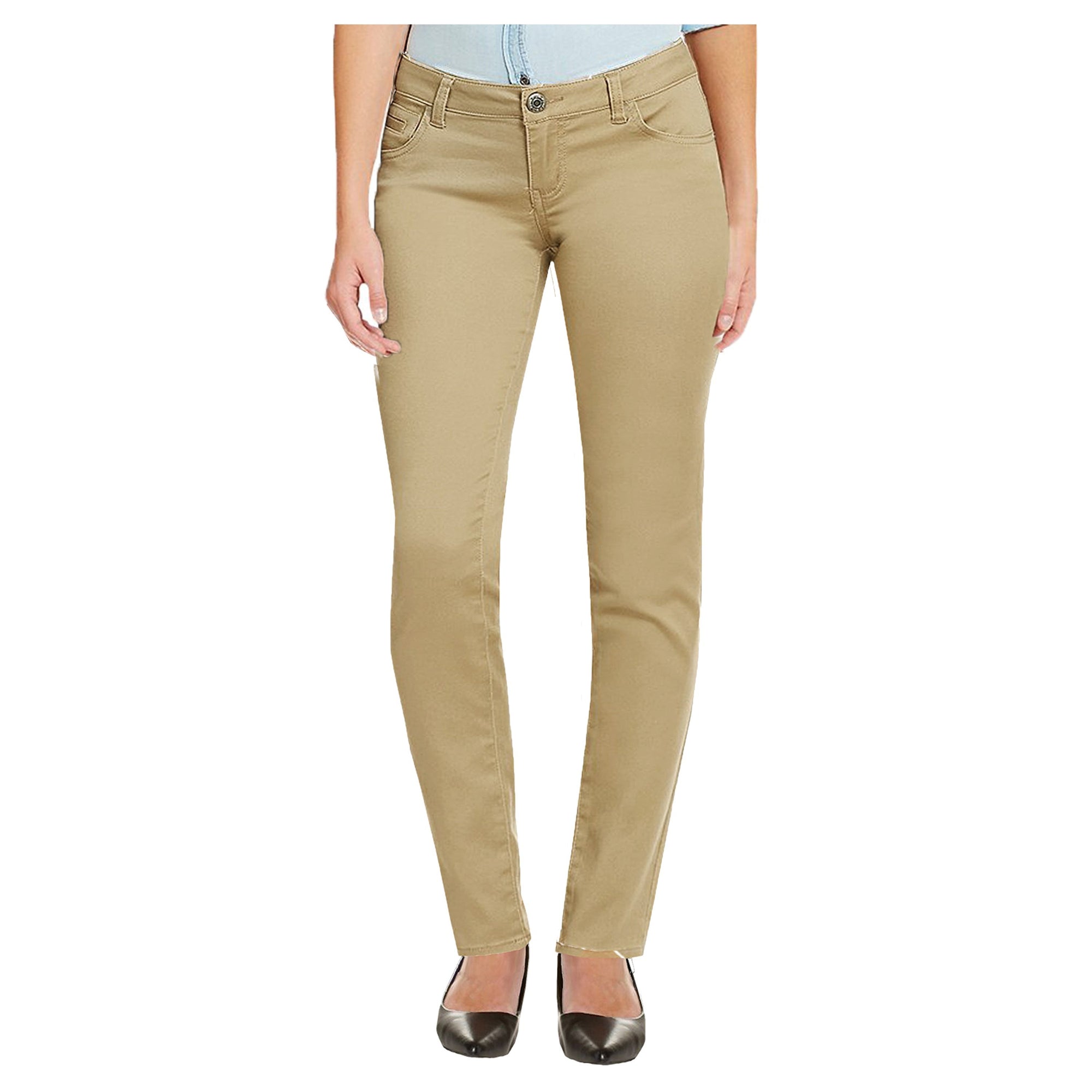 plus size khaki skinny jeans