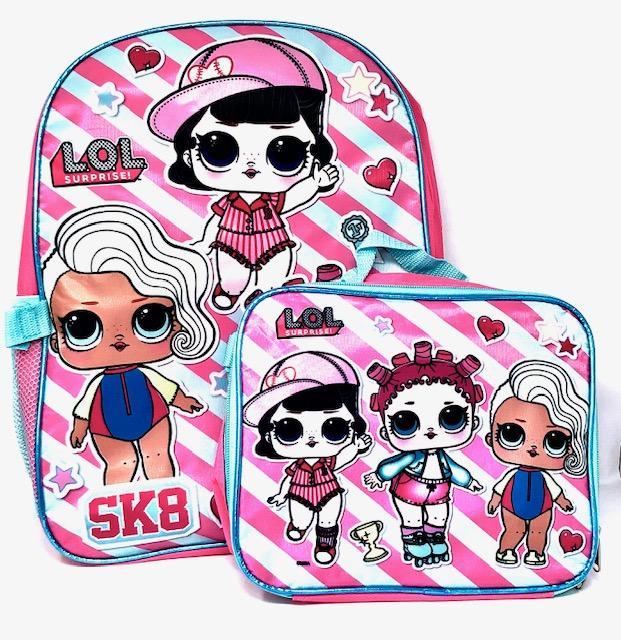 lol backpack and lunch box