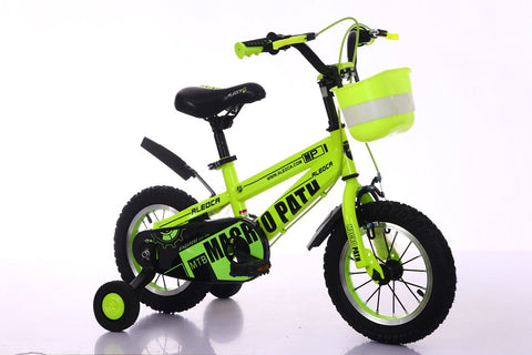 yellow green bike