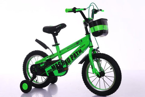 green and black bmx bike