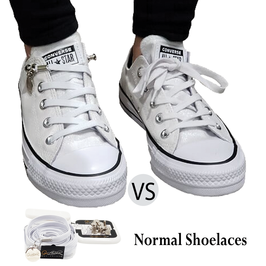 white no tie sneakers