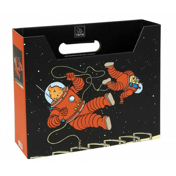 BOX FILE - TINTIN & HADDOCK MOON