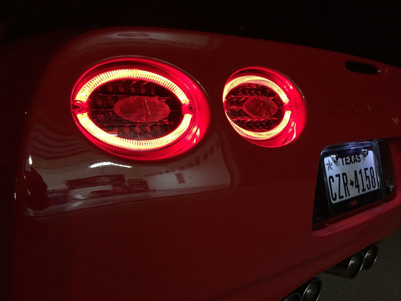 c5 corvette led halo tail lights