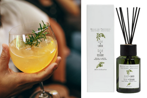 Rosemary fragrance and cocktail
