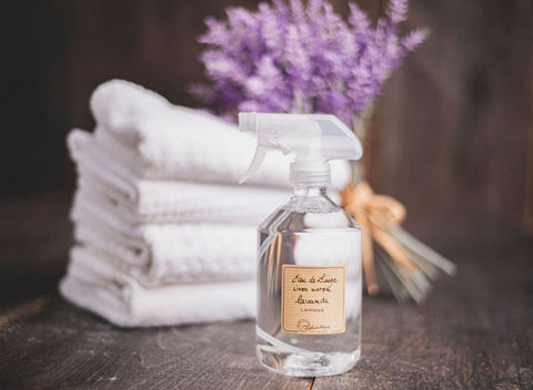 Linen water is an fragrant, infused water & a household staple item