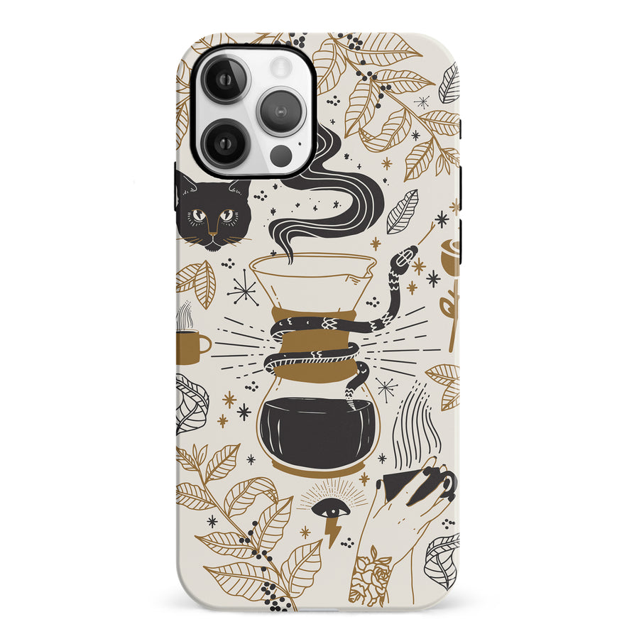 iPhone 12 Wild Coffee Phone Case